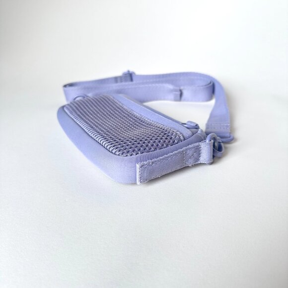 Dagne Dover Mara Neoprene Lilac Phone Sling Crossbody Bag Air Mesh Slip Pocket - Picture 9 of 13